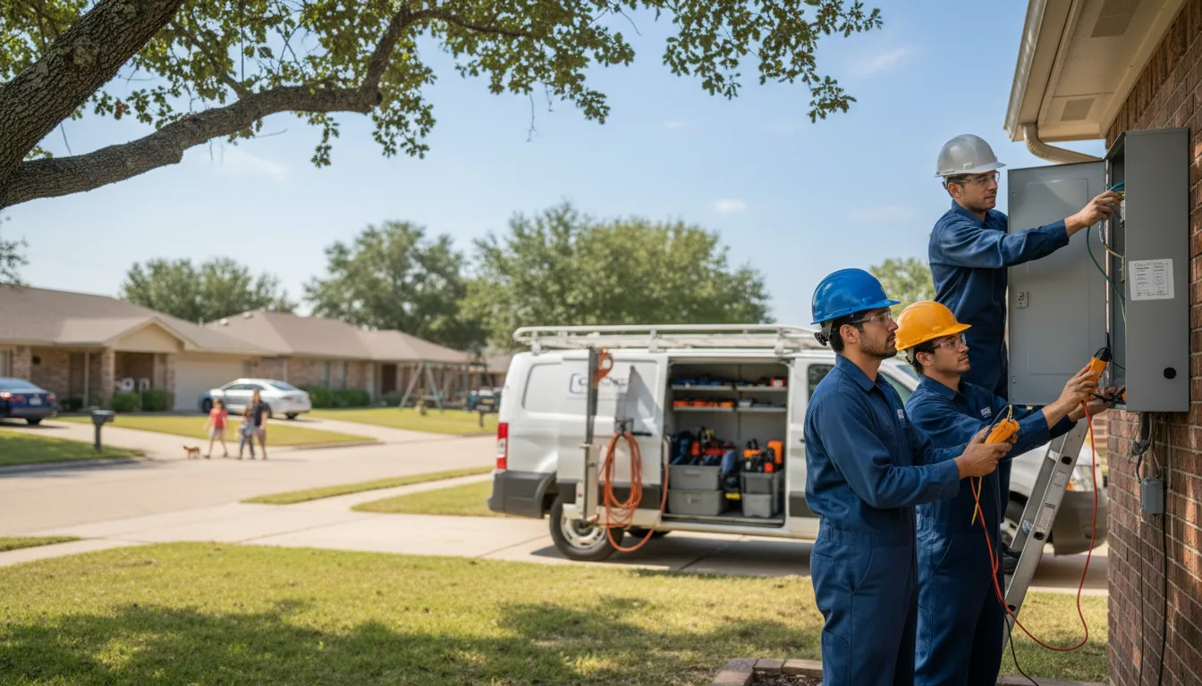 Certified electrician providing emergency electrical services in Hassell, NC